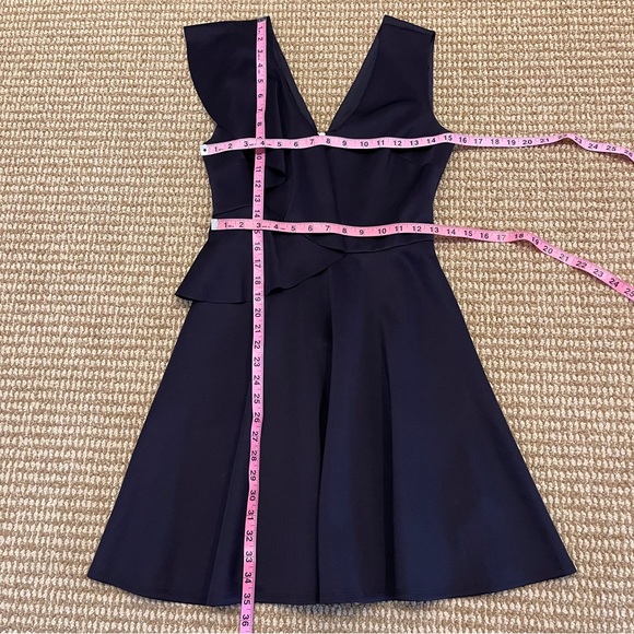 Ted Baker London Lantaa Ruffle Detail Skater Dress 1 Small - Picture 6 of 8